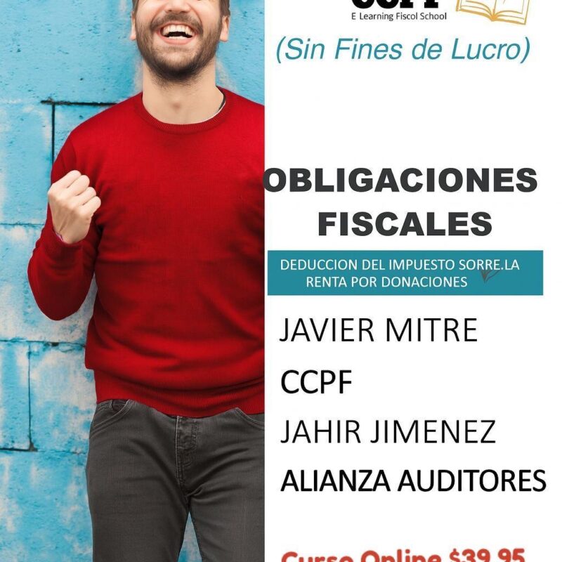 Curso Online Obligaciones Fiscales de las ONG y la Deducción del ISR por Donaciones