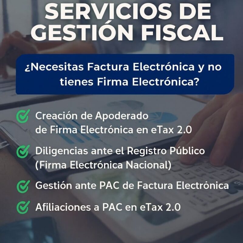 Gestión Fiscal de Apoderado de Firma Electrónica de Panamá (Consulta Previa)