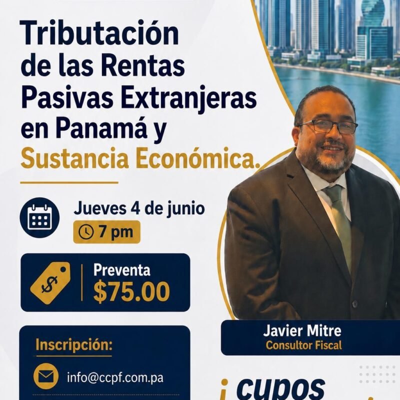 MasterClass Tributación de la Renta Pasiva Extranjera (Sustancia Económica)