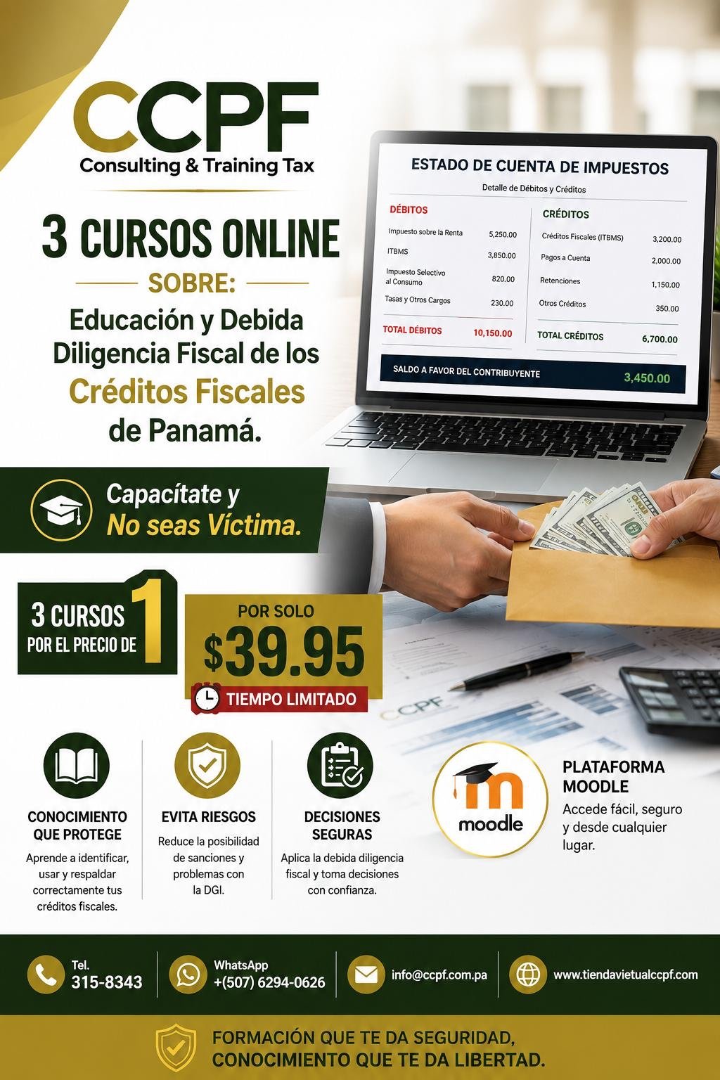 Curso Online ¿ Qué son los créditos fiscales ? y Como utilizarlos en Panamá